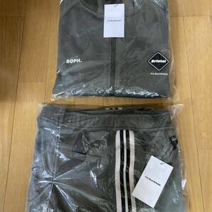 24ss完売F.C.Real Bristol TRAINING TRACK JACKET PANTS セットアップ カーキ 上下Lサイズ FCRB UE soph ジャージ クーポン利用可！の画像1