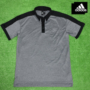Adidas Adidas Golf Polo Рубашка [серый/черный/л] красивые товары!
