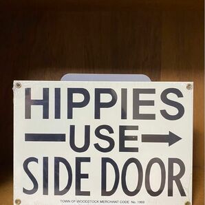 【レア】メタルサイン 看板 アメリカ製 ヒッピー hippies 
