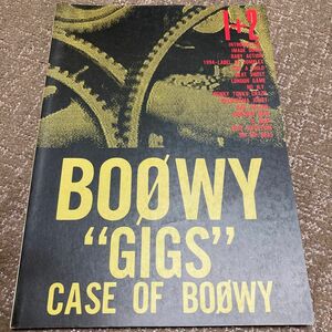 BOOWY 楽譜　バンドスコア　GIGS CASE OF BOOWY 1-2 