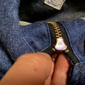 【希少】Lee 91-B JELT DENIM リー 復刻 デニム ジャケット 38 TALON 真紺 WAREHOUSE バズリクソン リアルマッコイ ラルフ 501XX リバースの画像4