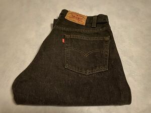 極上 毛羽立ち 先染め 黒 80s Levi's 501 ブラック USA製 W31 リーバイス ビンテージ 501 XX BIGE 90s 505 506 大戦 557 606 60s 50s 40s