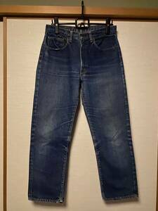 耳付き 濃紺 60s LEVI'S 505 BIGE 赤耳 オリジナル リーバイス USA製 ビンテージ デニム 501 XX 606 507 70s 557 66前期 502 50s 506 片面