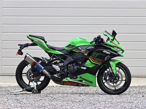 新品 WR’S 2023～ZX-25R SE (8BK-ZX250H) スリップオン SS-OVAL焼き色チタンタイプ SB4280JM マフラー