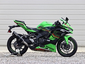 新品 WR’S 2023～ZX-25R SE (8BK-ZX250H) スリップオン SS-OVAL F-BLACKチタンタイプ SF4280JM マフラー