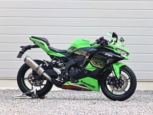 新品 WR’S 2023～ZX-4R SE/ZX-4RR (8BL-ZX400P) スリップオン SS-OVALタイプ ソリッドチタン仕様 SK4440JM マフラー