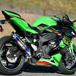 新品 ビームス ZX-4RR/ZX-4R SE(8BL-ZX400P)用 R-EVO2 スリップオン ヒートチタンサイレンサー 政府認証 G435-54-P1J BEAMS マフラーの画像3