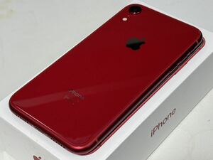 Apple iPhoneXR 64GB レッド SIMフリー 中古美品