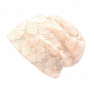 ニット帽子 ワッチキャップ キャップ KNIT CAP ロールワッチレース 花 レディース メンズ BEトレンド NT29-5