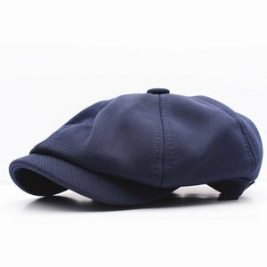 キャスケット帽子 無地 カジュアル派 ポリ キャップ 帽子 メンズ レディース 56cm～59cm NV KC76-2