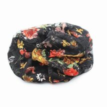 ニット帽子 ワッチキャップ キャップ KNIT CAP ロールワッチ レース 花 レディース メンズ BKトレンド NT37-1_画像6