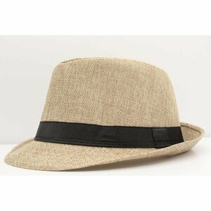 fe gong hat soft hat hat light weight poly- hat 57. men's lady's light beige spring summer FC2-6