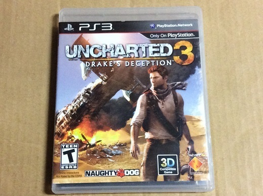 PS3 UNCHARTED 3 DRAKE'S DECEPTION 北米版 送料無料 3D 海外版 輸入版