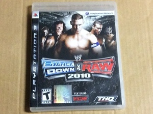 PS3 WWE SMACKDOWN VS RAW 2010 北米版 送料無料 海外版 輸入版 プロレス