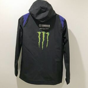 極美品☆ヤマハ×モンスターエナジー☆バイクウェア☆レインウェア☆パーカー/防水☆VR46/企業ロゴ☆ジャケット/モータースポーツ/黒/Sの画像7