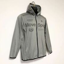 DESCENTE MOVE SPORT/デサントムーブスポーツ☆ジャージ/パーカー☆タフスウェット/軽量/ストレッチ/ジャケット/グレー/M_画像2