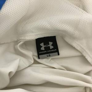 UNDER ARMOUR/アンダーアーマー☆ウインドブレーカー☆パーカー☆軽量/ジャケット/ジャージ/白×青/Lの画像7