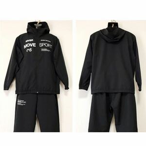  regular price 14000 jpy degree *DESCENTE MOVE SPORT/ Descente Move sport * windbreaker * setup / top and bottom set * Parker / jersey / beautiful goods /M