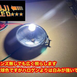 電球色 24v LED BA15S S25 10個 フジLED バスマーカー用LED 24vLED デコトラ デコトラレトロ LEDバルブ ナマズマーカーの画像2