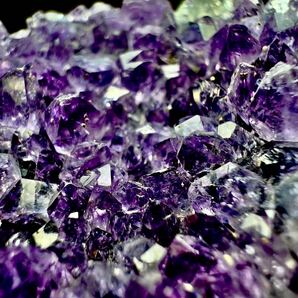 アメジスト ドーム クラスター 紫水晶 レインボー 虹 ウルグアイ産 天然石 原石 鉱物 鉱物標本 石の画像9