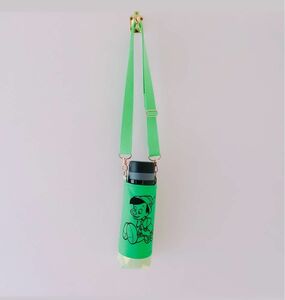 ピノキオ　水筒　カバー　ペットボトル　ドリンクケース　ディズニー　グリーン　緑