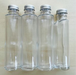 ハーバリウム瓶 4本セット 丸150ml ハート100ml ⑨