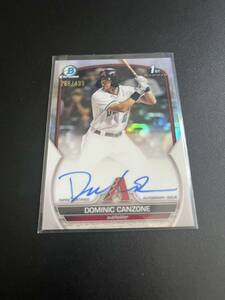 【Dominic Canzone】 /499 1st Bowman auto topps