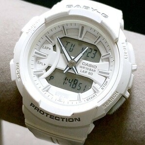 3Q売切！税無し☆CASIO(カシオ)★腕時計★Baby-G★5510 BGA-240BC★ベビージー★ホワイト★現状★現品限り★0423-4の画像1