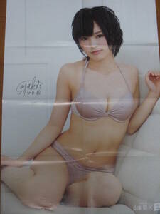 * быстрое решение * изначальный NMB48 Yamamoto Sayaka очень большой двусторонний постер ⑤ * подписан *