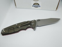 HINDERER EKLIPSE 3.5 S45VN SPEAPOINT BATTLE BRONZE REDG10 ヒンダラー フォールディングナイフ_画像2