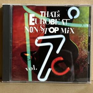 【CD】　THAT'S EUROBEAT NON STOP MIX Vol.7　※ POWER OF MAGIC / ALPHATOWN : LOVE & PASSION / GIPSY & QUEEN : BADESIRE / F.C.F.　他
