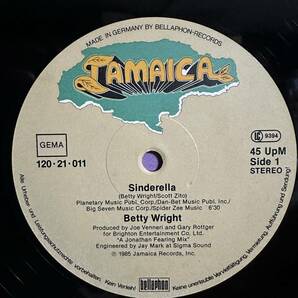 ドイツ盤【12'】シュリンク付 BETTY WRIGHT / SINDERELLAの画像3