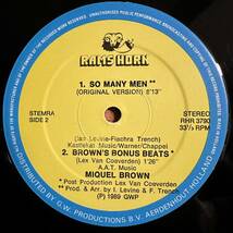 《12'》　MIQUEL BROWN / SO MANY MEN , SO LITTLE TIME　※ ASID HOUSE MIX　※ ORIGINAL Version_画像4