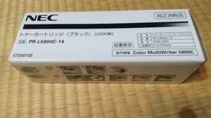 NEC PR-L5800C-14 black genuine products toner cartridge unused unopened postage 350 jpy ~