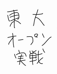 東大オープン・東大実戦 過去問 東京大学への数学 入試攻略問題集 東京大学