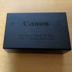 【中古】CANON　キヤノン　バッテリー LP-E17　電池のみ　劣化なし