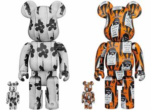 ベアブリック be@rbrick Flying Balloons Girl ＋ MONKEY SIGN　400% 100% セット　MEDICOM TOY　バンクシー　BANKSY