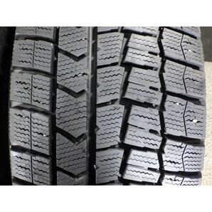 ダンロップ WINTER MAXX WM02 205/55R16 4本SET◎2018年製9分山スタッドレス◎中古 4本の溝とブロックに若干のシワ等あり◎旭川手渡し可の画像5