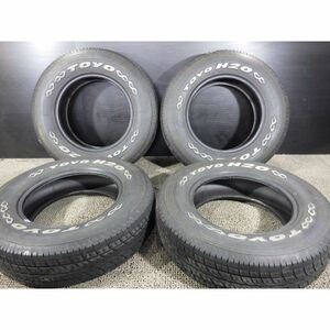 ☆ホワイトレター☆トーヨー H20 195/80R15 107/105L LT 4本SET◎2019年製9分山オンロード◎中古 4本に若干の溝シワ等あり◎旭川手渡し可