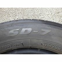 トーヨー SD-7 175/70R14 4本SET◎2018年製8分山オンロード◎中古 4本に若干の片減りあり◎旭川手渡し可◎アクア等に_画像8