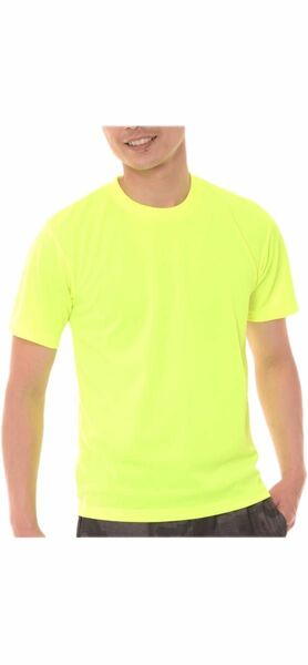 メンズ　Tシャツ　蛍光色　イエロー　新品　XL