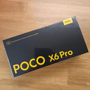 Xiaomi POCO X6 PRO 5G グローバル版 ブラック SIMフリー 新品未使用【8GB/256GB】