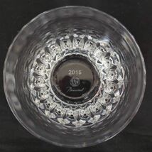 S330-H11-1883 Baccarat バカラ ローザ ペアロックグラス 2015年限定 箱有 食器 口径約9.7cm 高さ約8.5cm_画像5