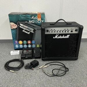 O408-H21-1124 Marshall マーシャル 4ch デジタルエフェクト&プログラマブルコンボギターアンプ15W MG-15CFX V2011-37-0939-J 通電確認済み