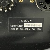 R443-h27-657 DENON デノン オープンリールデッキ DH-610S/159438 アンプ オーディオ機器 通電確認済み_画像9