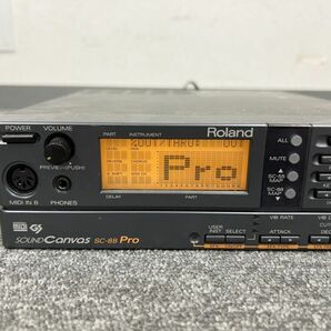 R452-H27-725 Roland ローランド SOUND Canvas SC-88Pro MIDI音源モジュール 通電確認済みの画像6