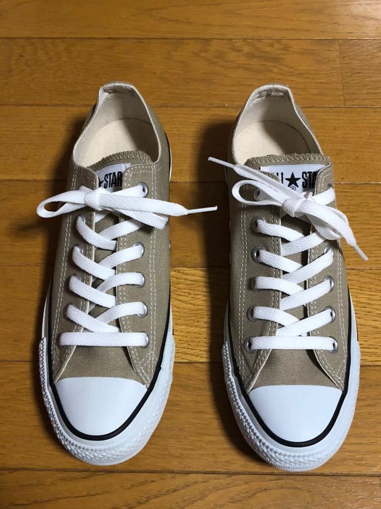新春福袋22 Star 24cm All 送料無料 新品 カラーズ Converse Canvas ベージュ 梨花 キャンバス オールスター コンバース Colors 24 0cm Labelians Fr