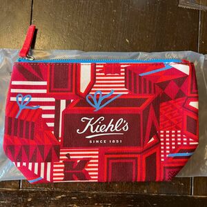 新品　キールズ ポーチ　 kiehl’s 小物入れ バッグ 化粧ポーチ マルチポーチ ポーチ