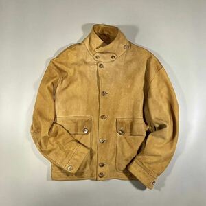 1990s RUFFO nubuck leather jacket ルッフォ スエード ヌバック レザー 本革 ジャケット ブルゾン ヴィンテージ ビンテージ 80s リサーチ