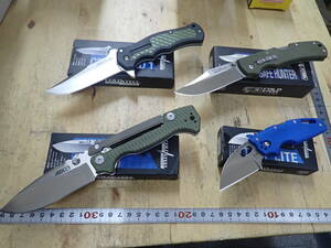 『J05E』コールドスチール COLDSTEEL フォールディングナイフ 4本（4点）まとめてセット TUFFLITE AD-15 CRAWFORD1 DOUBLE SAFE HUNTER